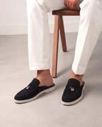 Black Suède Mediterranean Mule