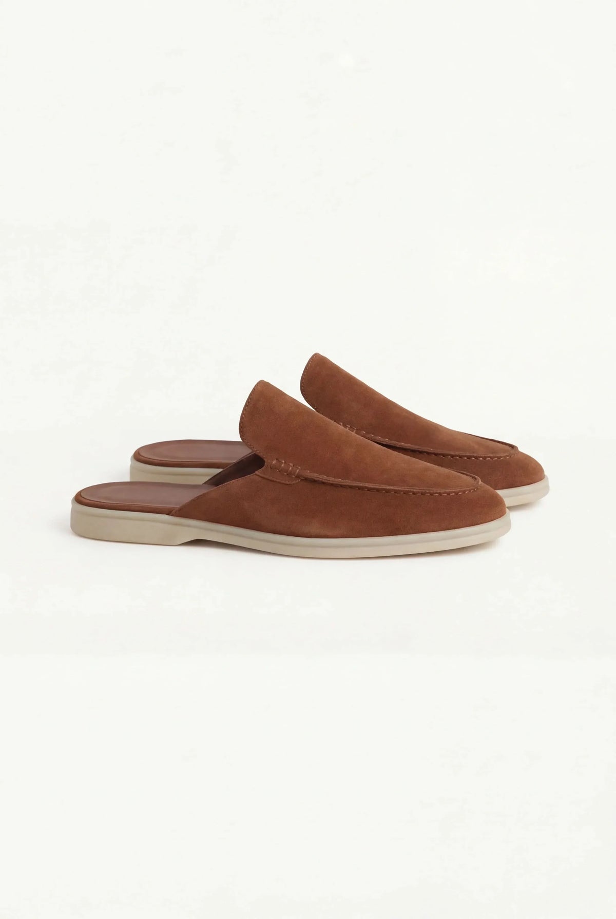 Maroon Suède Yacht Mule