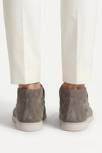 حذاء كابري لوفر علوي مرتفع أخضر زيتوني